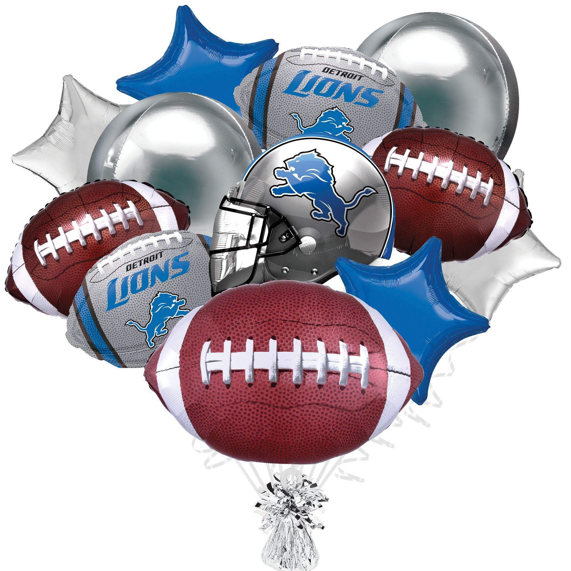 Detroit Lions Foil Balloon Bouquet